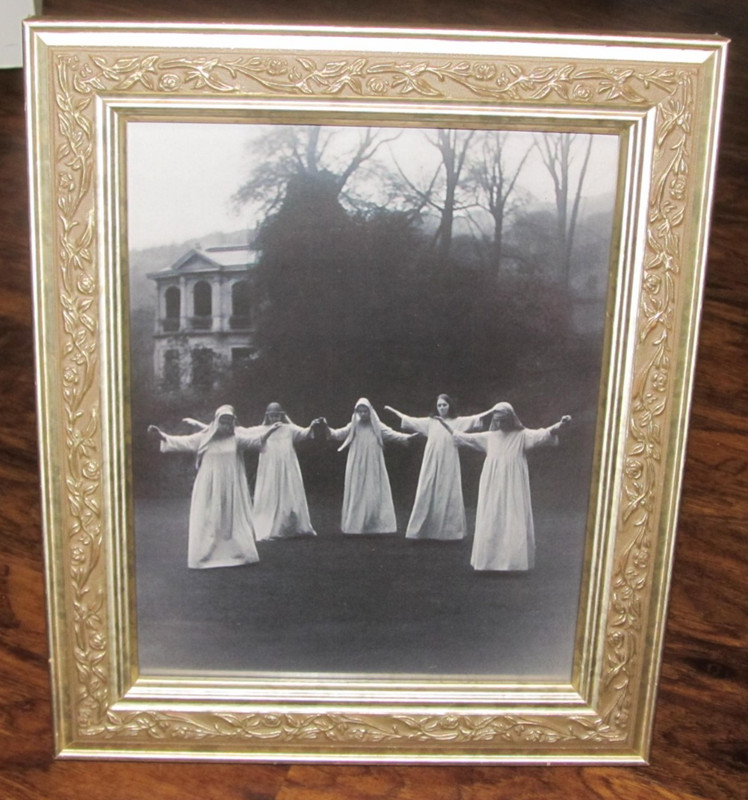 Vintage Creepy Gothic Horror Oddities 8x10 Picture Witches House Halloween