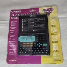 Casio Illuminator Data Bank DC-7800-S Vintage 32kb Backlight Display New in Box