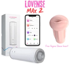 LOVENSE Max 2 Male Masturbator Sex Toys for Men+ LOVENSE 3D Vagina Sleeve