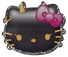 5 Pc Hello Kitty Devil - Acrylic Flatback Charms - For Badge Reels - DIY Crafts