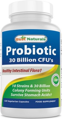 Best Naturals Probiotic 10 Strains & 30 120 Count (Pack of 1), No Color