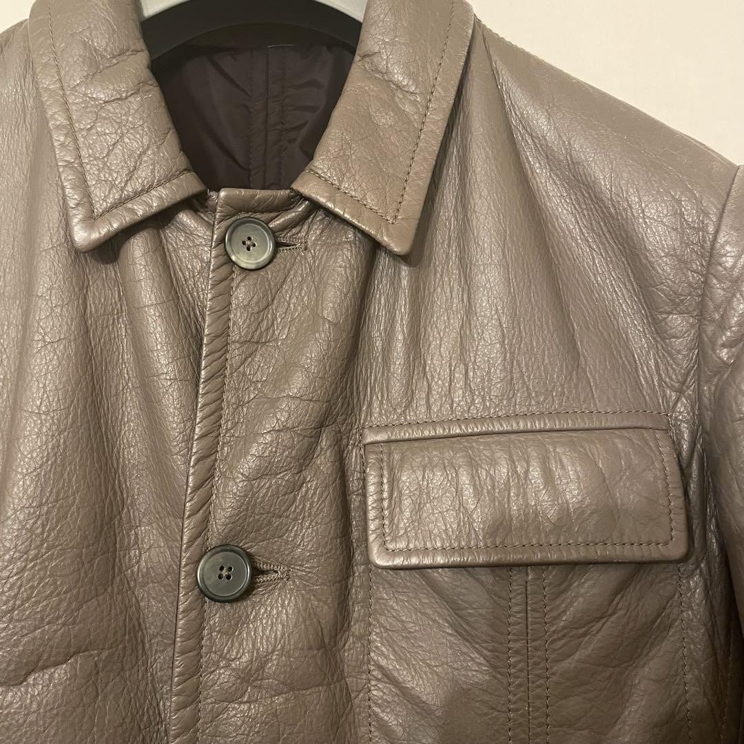 JIL SANDER by Raf simons 09aw レザージャケット RAF SIMONS PERIOD JIL SANDER 09AW REVERSIBLE LEATHER JACKET