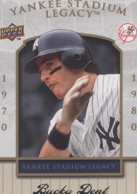 2008 Upper Deck Yankee Stadium Legacy Final Season Box Set - Bucky Dent #54 - 1 of 1