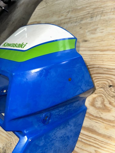 2000 Kawasaki KLR650 Front Upper Headlight Cowl Fairing Cover Panel - Picture 2 of 7