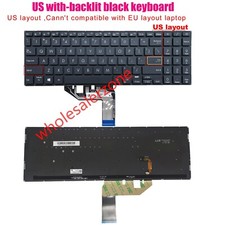 Black US backlit Keyboard for Asus VivoBook E510 E510M E510MA L510 L510M L510MA