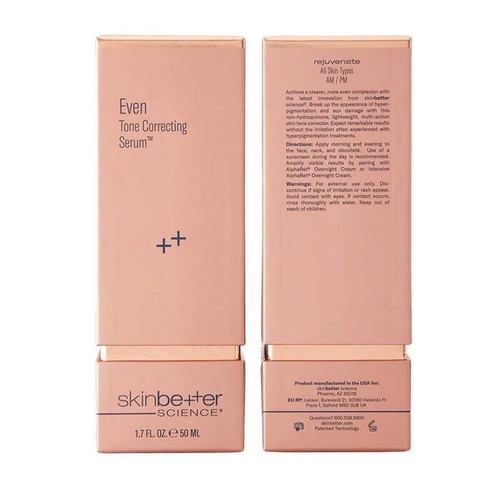 SkinBetter Even Tone Correction Serum 50 ml ALL Skin Types AM PM *NEW IN BOX* - Picture 4 of 4