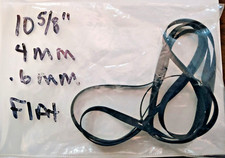 One 10 5/8 Inch 270mm x 4mm x .6mm Audio / Video Flat Rubber Turntable Belt