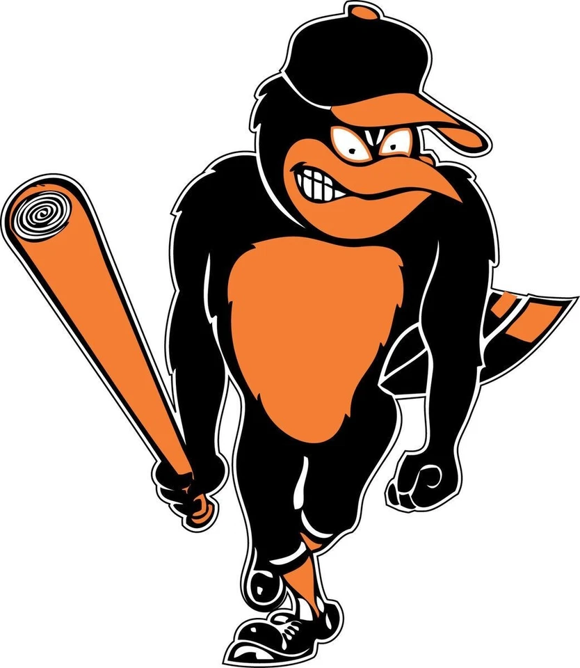 Baltimore Orioles 4 Inch MLB Color Die-Cut Decal Sticker *Free Shipping