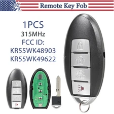 For 2007 2008 2009 2010 2011 2012 Nissan Altima Remote Keyless Control Key Fob