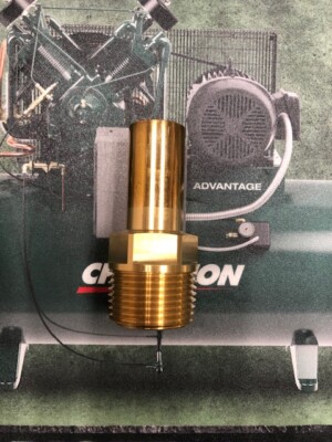 John Guest Brass Male Stem Adapter 22mm x 1'' NPT for Aluminum Pipe