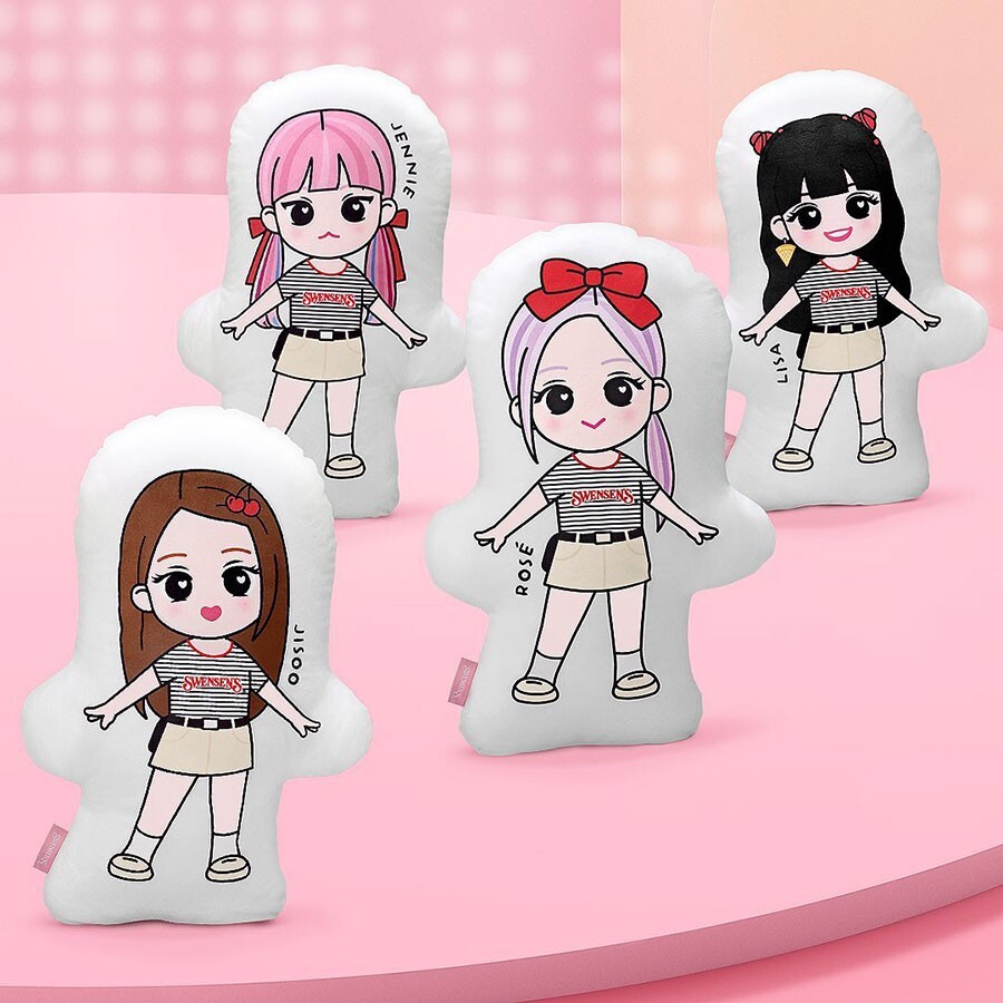 Blackpink Swensons Set of 4 Lisa Jisoo Jennie Rose Blink Black