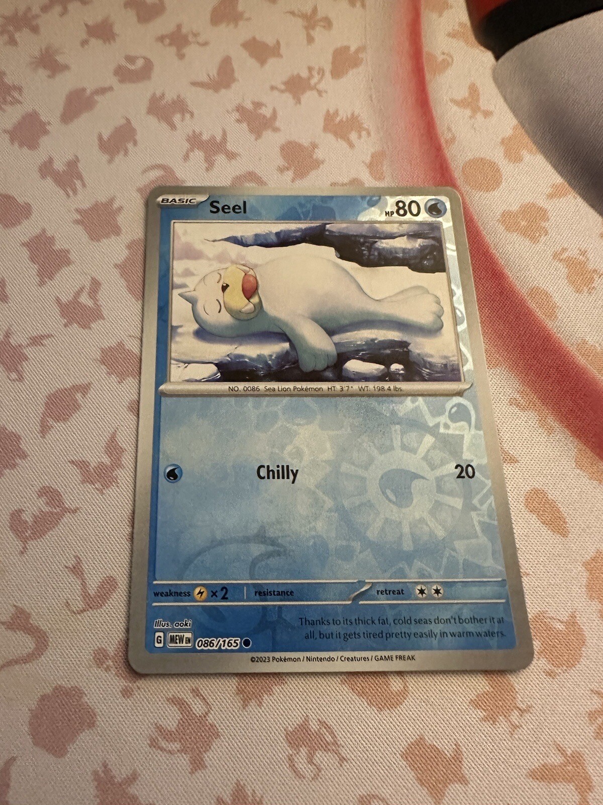 Seel 086/165 Reverse Holo Scarlet and Violet 151 Pokemon TCG eBay