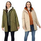 Regatta Womens Brentley 3 In 1 Waterproof Parka Jacket Ladies Rain Coat RRP220
