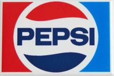 Pepsi Logo MAGNET 2" x 3" Refrigerator or Locker