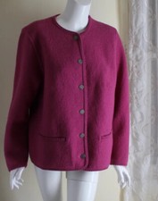 Geiger 44 12 14 Rose Pink Lux Tracht Austria Boiled Wool Blazer Jacket