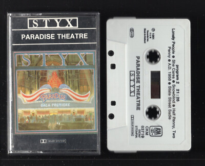 K7 Audio   Styx - Paradise Theatre   Cassette Tape A&M 1981