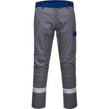 Image of BizFlame Ultra Two Tone Flame Resistant Trousers Grey 34" 31"