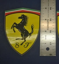 Slight Blemish FERRARI 4" MAGNETIC EMBLEM SHIELD (One each) Kit 308 328 348 355