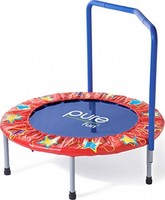 36in Mini Trampoline With Handrail, Games Activity Bouncer Fit Ages 3 To 8 on sale 36in Mini Trampoline With Handrail, Games Activity Bouncer Fit Ages 3 To 8 on sale