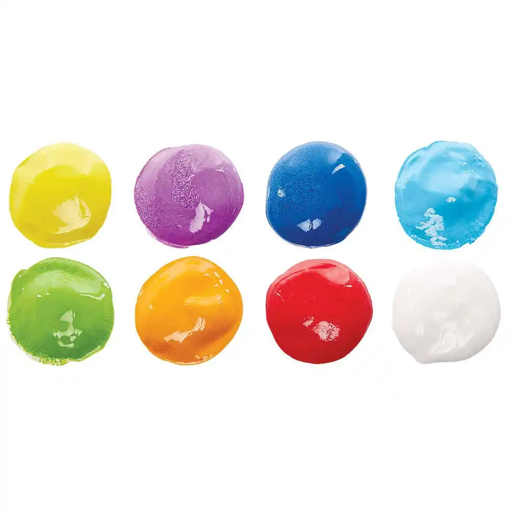 Rainbow Colours MultiPurpose Deco Acrylic Paint Pots 8 x 20ml eBay