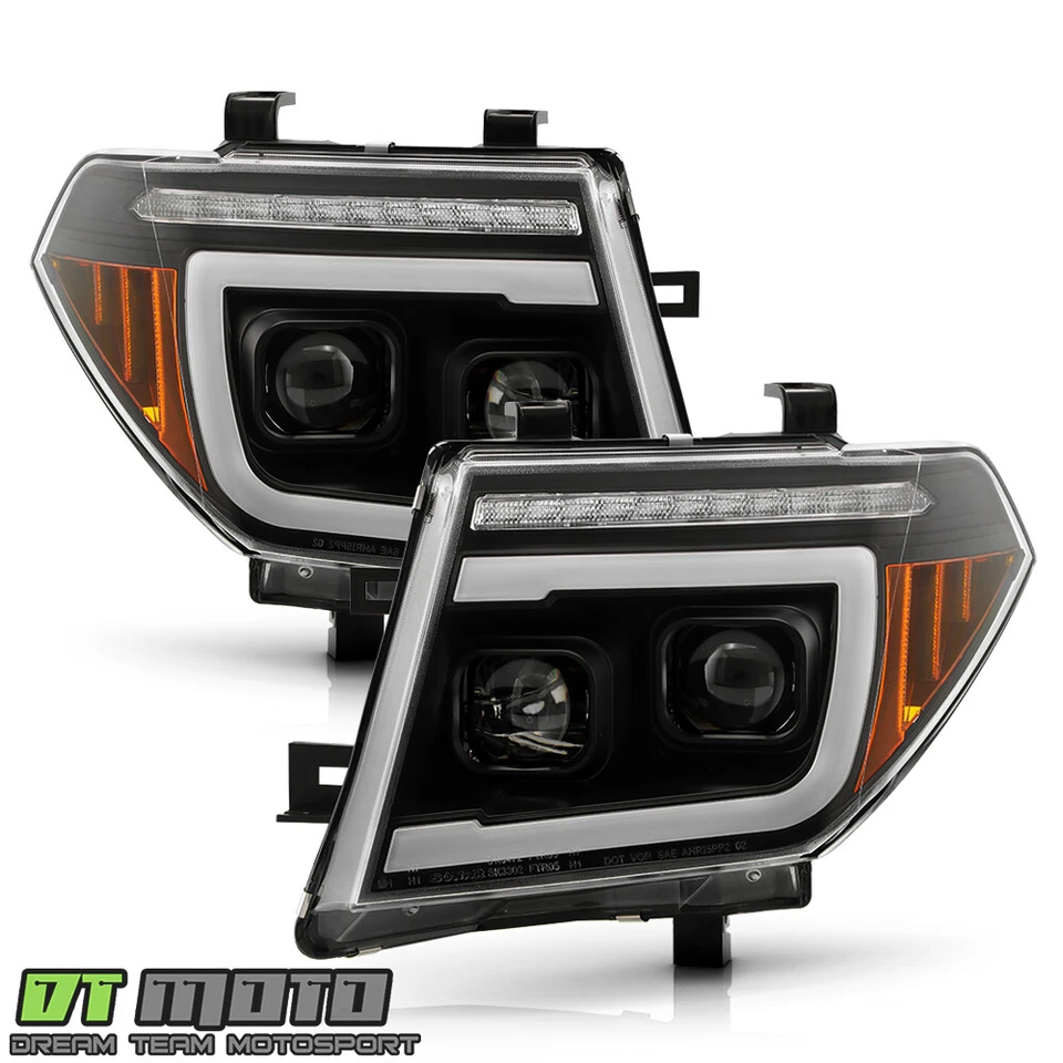 Faros proyectores dobles LED animación saludo Nissan Frontier 2005-2008 Foto 3 de 4