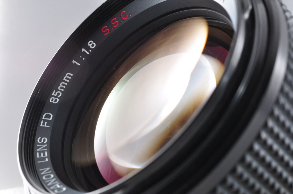 Canon FD 85mm f1.8 S.S.C. Maintained SSC MF Portrait Prime Canon FD 85mm f1.8 S.S.C. Maintained SSC MF Portrait Prime