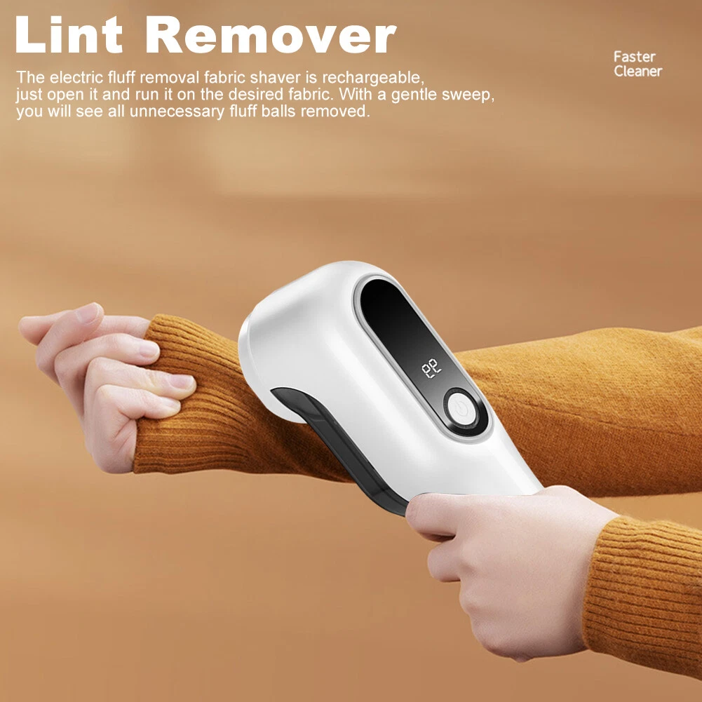 Lint Shaver Electric Lint Remover with 6-Leaf Blades USB Rechargeable Portable - Picture 4 of 18
