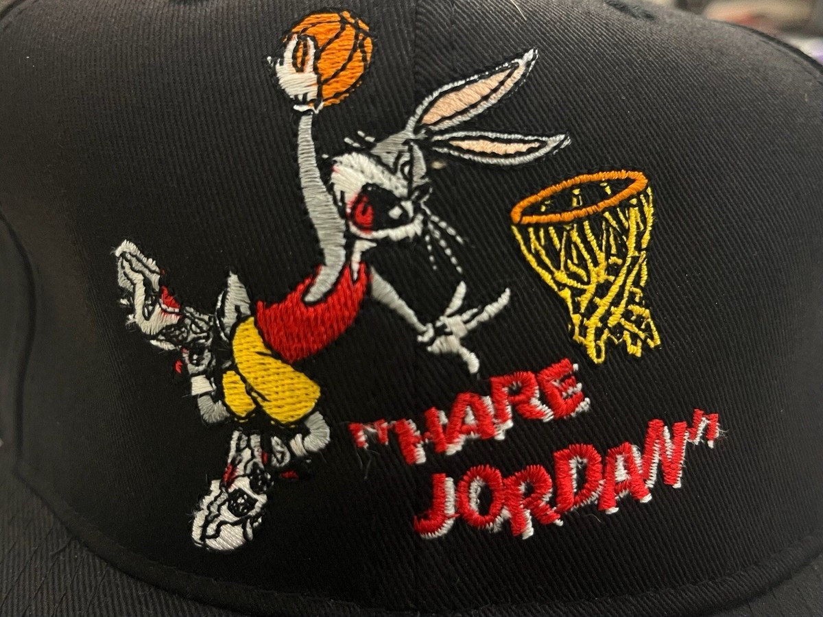 vintage nike air jordan 8 hare bugs looney tunes snapback hat cap