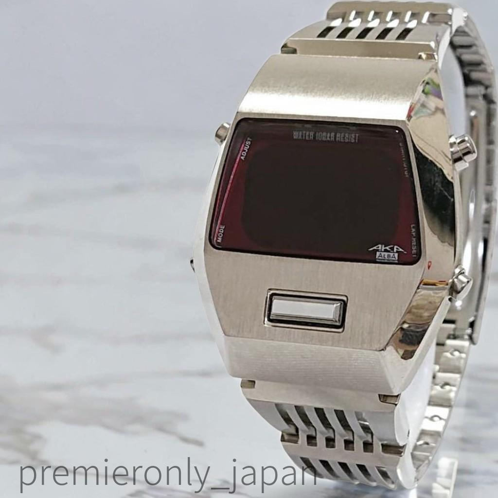 ALBA SEIKO AKA W670-4000 Digital Men's Watch Rare Vintage ALBA SEIKO AKA W670-4000 Digital Men's Watch Rare Vintage