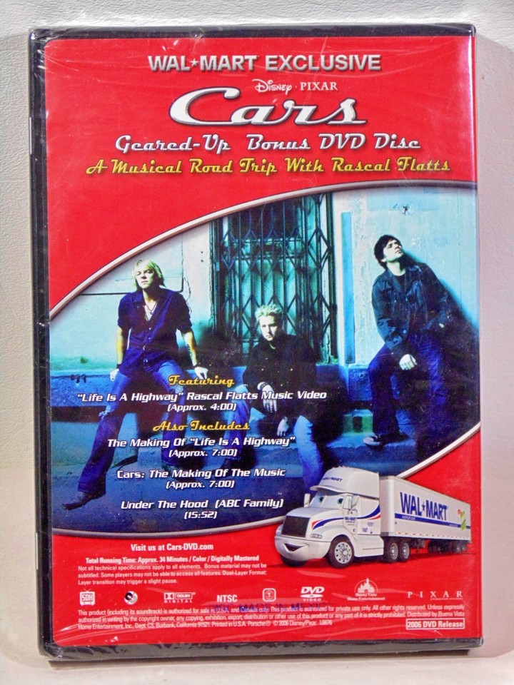 Disney/Pixar CARS : A Musical Road Trip with Rascal Flatts Walmart ...