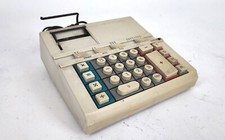 Calcolatrice tavolo elettrica Vintage Olivetti Divisumma33 design M. Bellini-47I