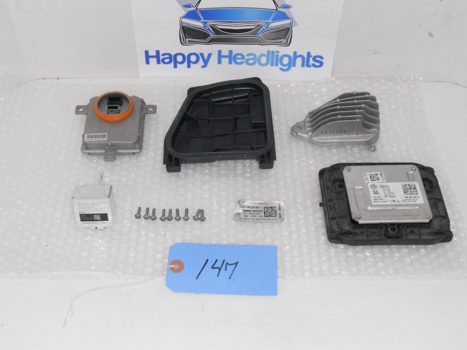 20132016 AUDI Q5 Left Driver LH Xenon LED Headlight Ballast Module Set