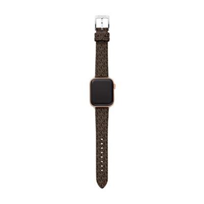 MK Band for Apple Watch ⌚️Brown / Dark Chocolate 38/40/41 mm Leather Watch Band 40/41/42mm | OtterBox Apple Watch Band main image 3