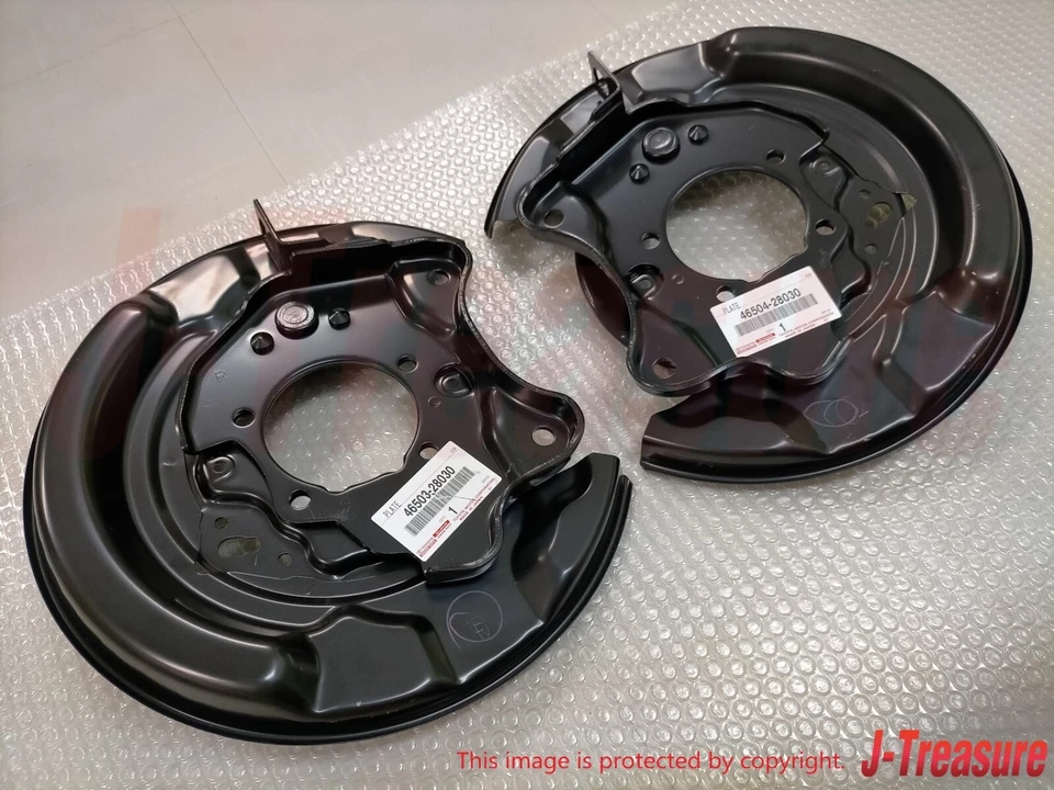 TOYOTA SIENNA GSL20 04-10 Genuino Placa de Freno de Estacionamiento Subassy Derecha y Derecha Conjunto OEM Foto 4 de 4