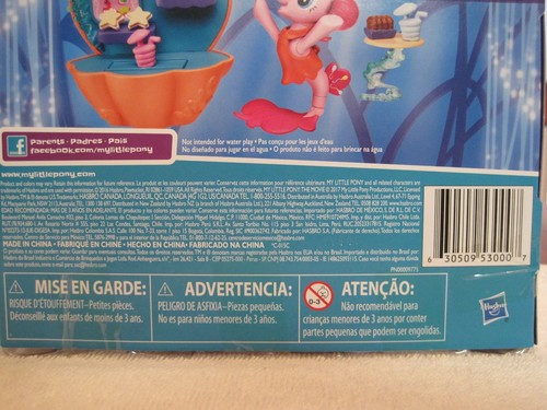 Hasbro My Little Pony The Movie Pinkie Pie Undersea Café 2017 - nuevo - sellado de fábrica - Imagen 6 de 11
