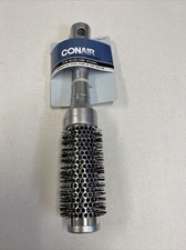 ConAir Styling Essentials Thermal Round Silver Brush Blow Dry Styling  2008 