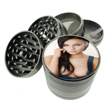 Finland Pin Up Girls D3 Titanium Grinder 4 Piece Magnetic Hand Mueller 