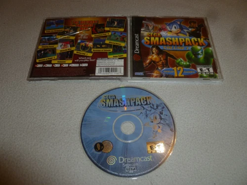 SEGA DREAMCAST GAME COMPLETE SMASHPACK VOLUME 1 SONIC SHINOBI PHANTASY STAR 