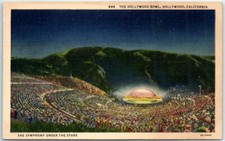 Postcard - The Hollywood Bowl, Hollywood, California