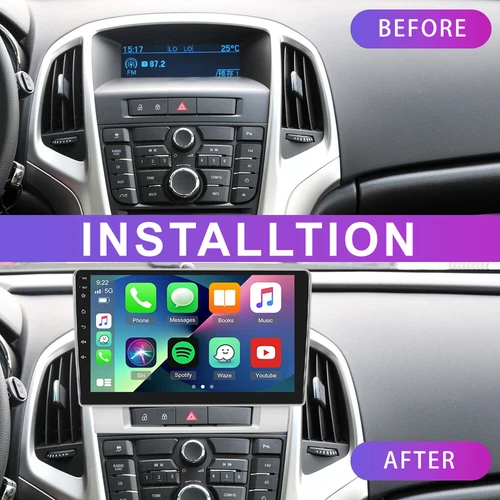 für Opel Astra J 2010-2014 GPS Navi WiFi BT 4+64GB Android 14 Autoradio Carplay - Bild 5 von 19