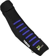 Dcor Ribbed Seat Cover Black/Black/Blue #30-50-470 for Yamaha YZ450F/YZ250F
