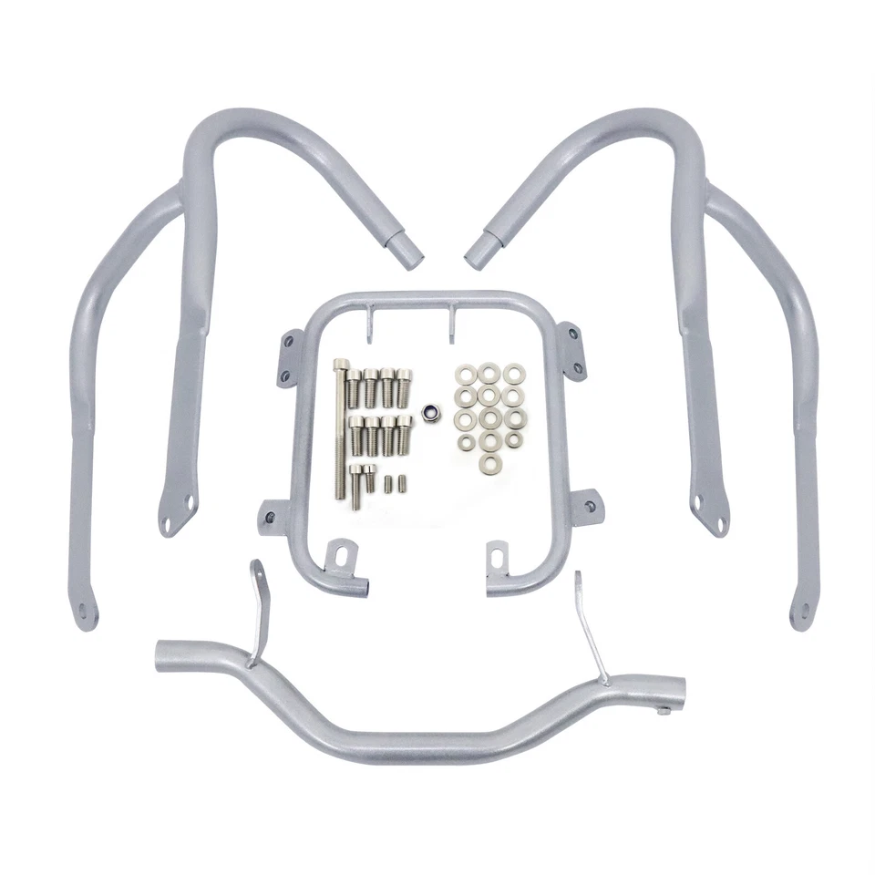 Protector de barra de choque de carretera protector de motor delantero para BMW R1200RT 2005-2013 plateado Foto 4 de 4