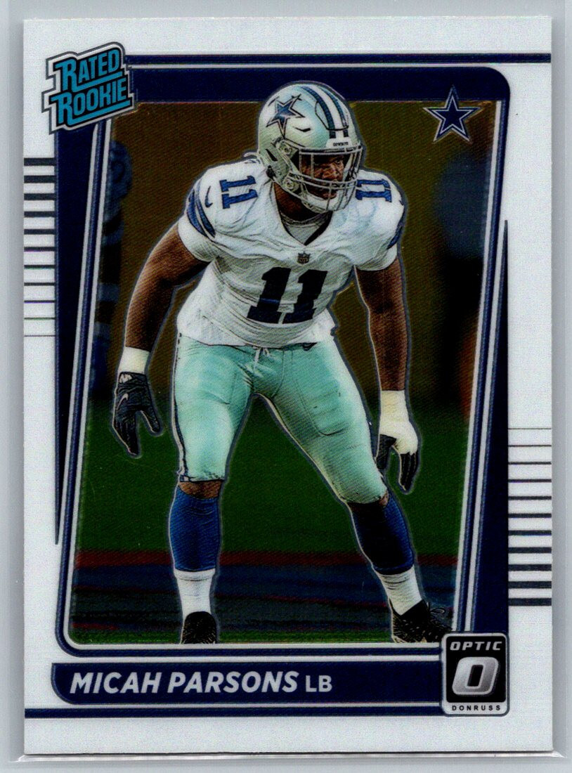 2021 Panini Donruss Optic Micah Parsons Rated Rookie #245 Dallas Cowboys TC1820