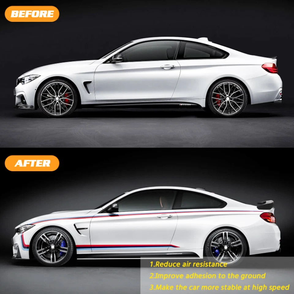 For Cadillac Escalade Hatchback SUV 52" Rear Roof Trunk Spoiler Wing Lip Carbon - Image 4 of 4