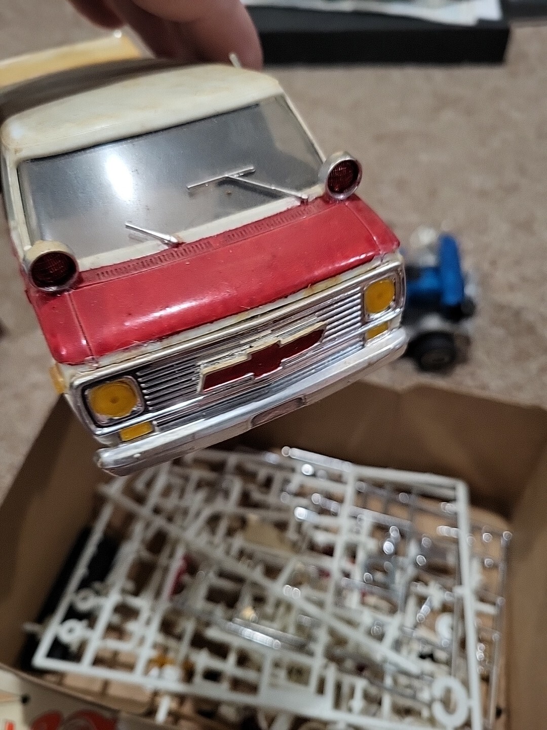 Vintage 70s AMT FOXY BOX Chevy Van 1/25 Model Kit With Box | eBay