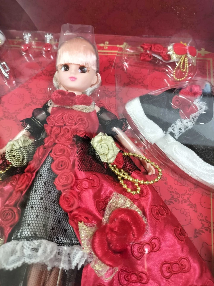 Licca-chan Hello Kitty 50 Aniversario Premium Licca-chan Limited Japón Nuevo Foto 4 de 4