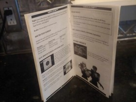 Virtua Cop Instruction Booklet ONLY! (SEGA Saturn) Manual