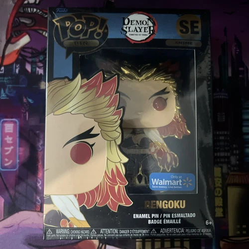 Funko Pop Pin Demon Slayer SE Anime Rengoku Walmart ExclusiveCollectible Pin New