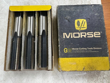 3 NEW MORSE 2046 7/8-14 GROUND THREAD HAND TAPS 32658 BOX OF 3