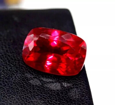 Flawless Burmese Natural Red Ruby 20-21 Ct Cushion Cut Loose Certified Gemstone